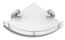 Rohová polička se zábradlím Metalia 1 chrom - 6158,0