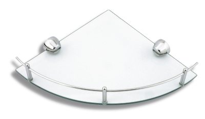 Rohová polička se zábradlím Metalia 3 chrom - 6358,0