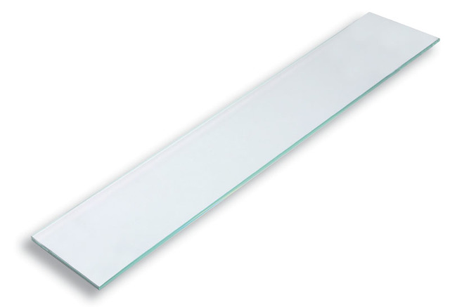 Sklo police zaoblené pískované - 6440,XS