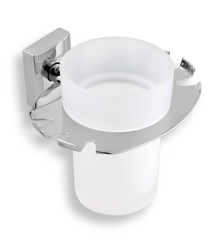 Držák kartáčků a skleničky Metalia 12 chrom - 0249,0