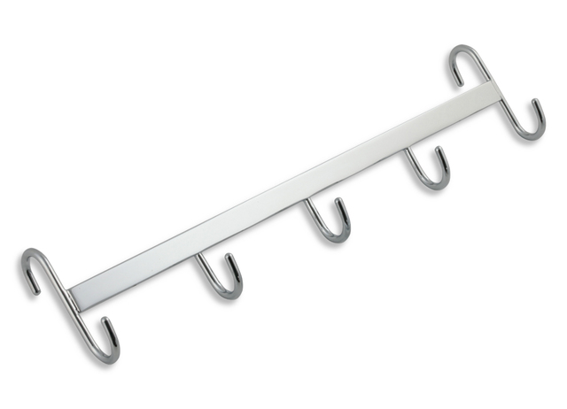 Pětiháček na otopný žebřík Metalia Drátěný program chrom - 6002,0