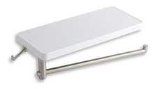 Polička s otočným držákem ručníku a háčkem - 65582,1