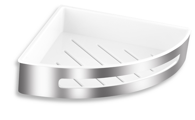 Sprchová polička rohová nerezová velká - 65579,4