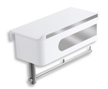 WC polička se zásuvkou a držákem toaletního papíru - 65538,1