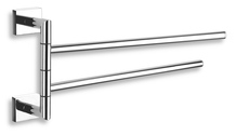 Dvojramenný držák ručníků 400 mm Titania Elis chrom - 66429,0
