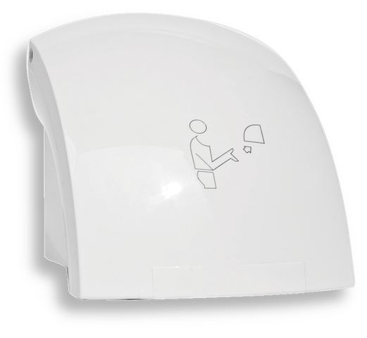 Elektrický senzorový osoušeč rukou, 1500 W, bílý - 69091,1