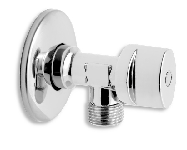 Rohový ventil s krytkou a kovovou pákou 1/2x3/8 - CF3009/10