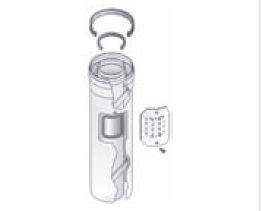 ARISTON Revizní kus, bílý lak, délka 329mm 3318391