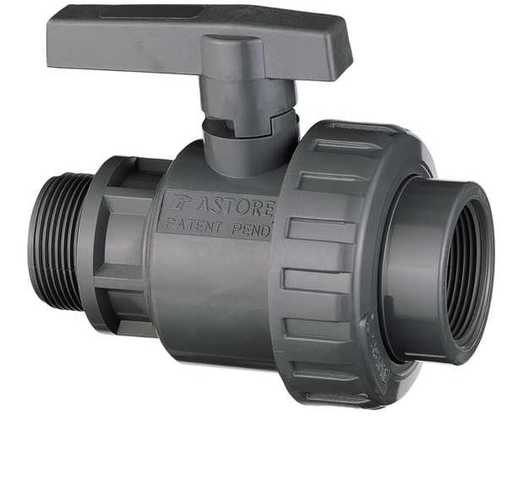 Kulový kohout I-A 3/4" vnitřní/vnější závit, plast