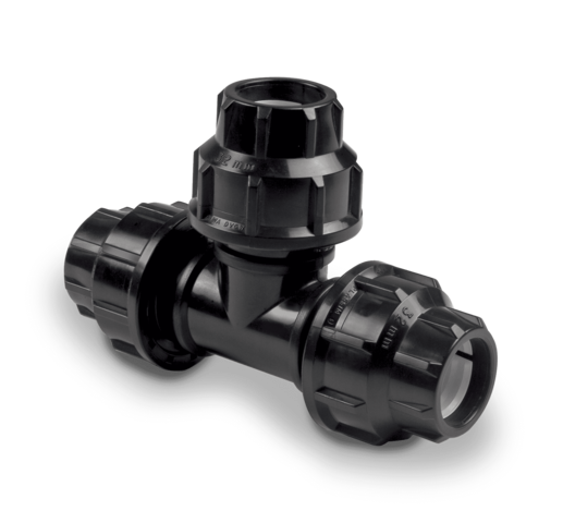 T-kus T 63 x 63 svěrný, plast