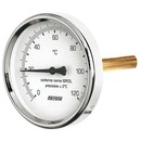 Teploměr rovný T 80/100 0-120 C vč.jímky
