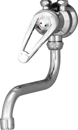 SLIM baterie dřezová páková beztlaková ,18cm chrom