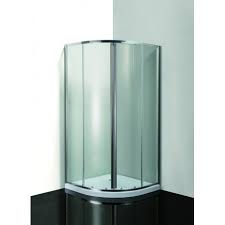 Sprchový kout SMART-MURO 80x80x190 čtvrtkruh, R550, chrom/čiré sklo