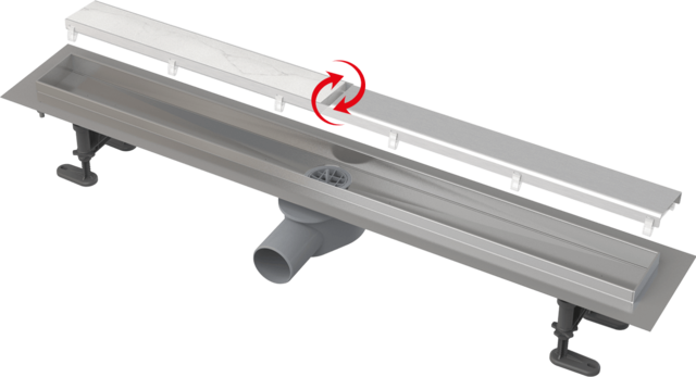Podlahový žlab (Fit and Go) APZ13-DOUBLE9-750