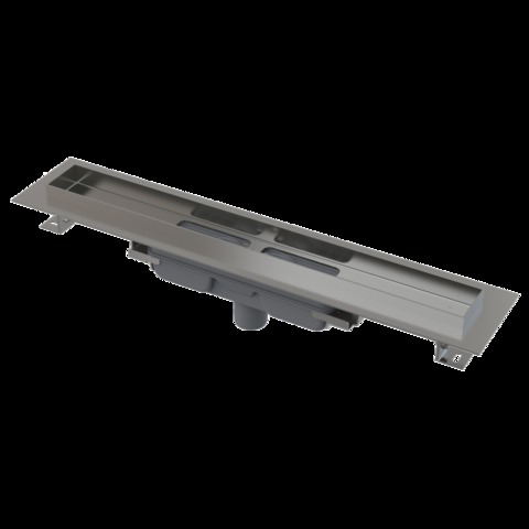 Podlahový žlab s okrajem pro plný rošt, svislý odtok