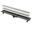 Podlahový žlab s nerezovým okrajem pro oboustranný rošt