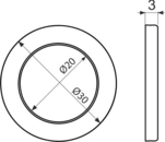 Dvoukomponentní těsnění  1"-1ks