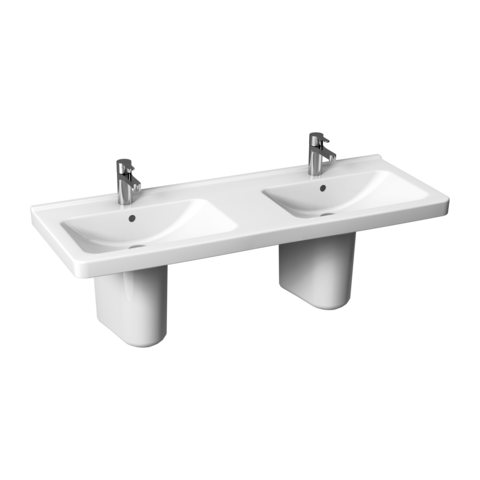Dvojumyvadlo CUBITO 130cm s otvorem pro baterii + úprava perla