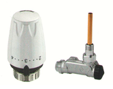 Set hlavice DX + E-Z ventil rohový