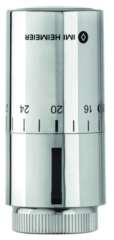 Termostatická hlavice HALO, chrom Heimeier