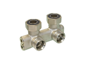 H-Křížení rohové 3/4" EK x 3/4" uzaviratelné, ploché těsnění