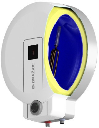 Ohřívač vody elektrický plochý smaltovaný TO 20.2, M 1/2"