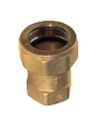 Greiner spojka přímá I - 1 " s vnitřním zavitem pro ocel. plyn, PN16/mosaz