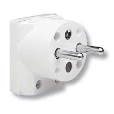 Vidlice 220V 16A s boč.vývod ABB