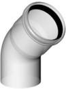 Koleno DN 80/45 plast