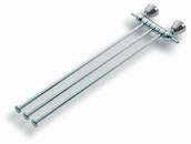 Trojramenný držák chrom