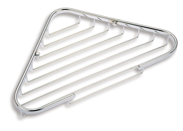 Drátěná rohová police velká