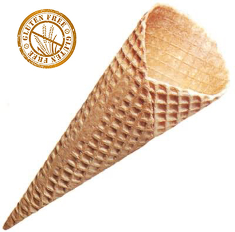 Gluten free cone separately packed